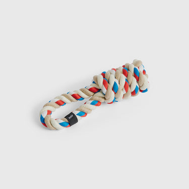 Hay - Dogs Rope Toy - Red, Turquoise, Off-White
