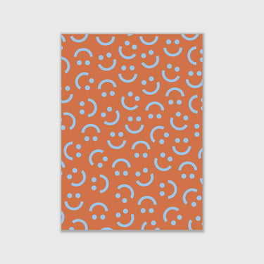 iyouall - Wrapping Paper - Smiley Burnt Orange