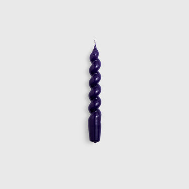 Hay - Spiral Candle - Purple