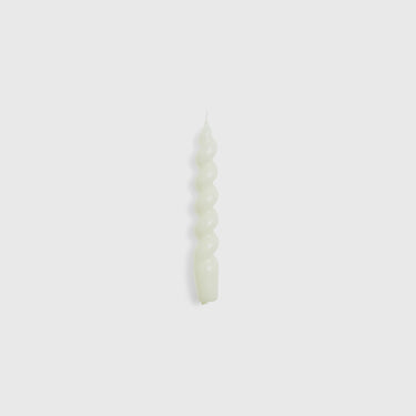 Hay - Spiral Candle - Off White