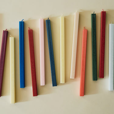 Hay - Square Candle - Fresh - Set of 4