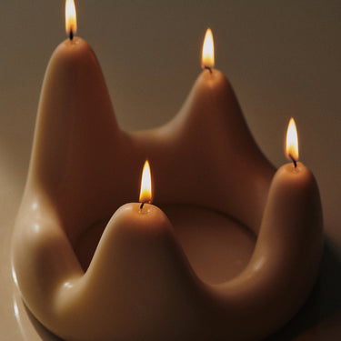 Ferm Living - Stala Candle Ring - Sand