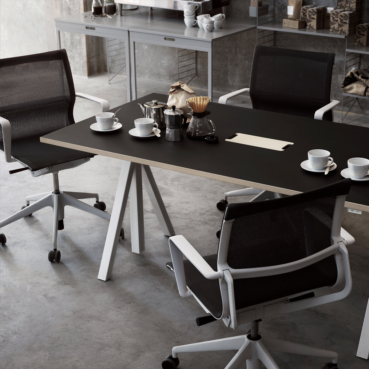 String - Height Adjustable Work Desk & Conference Table - Frame & Top ...