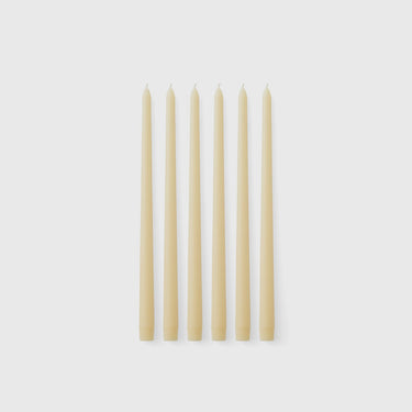 Audo Copenhagen - Spire Smooth Tapered Candles (set of 6) - Ivory