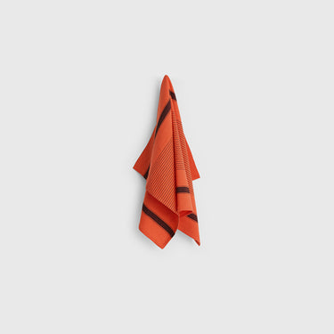Hay - Linear Tea Towel - Warm Red