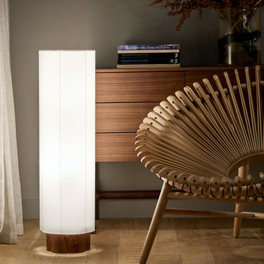 The Conran Shop - Cloud Floor Lamp - Walnut Base in Living Room