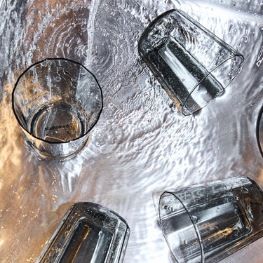 The Conran Shop - Fade Glass Tumbler (set of 4) - Smoke in water x4 glasses