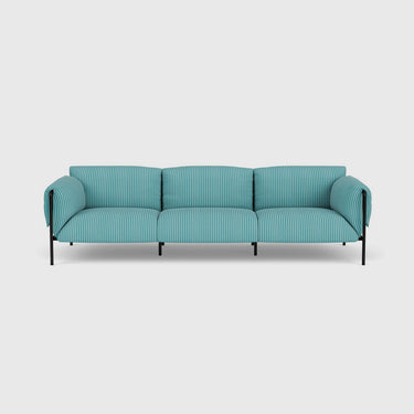 The Conran Shop - Fold Outdoor 3-Seater Sofa with green fabirc