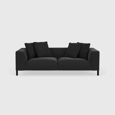 The Conran Shop - Sloan Sofa 3 Seater in very dark grey fabric