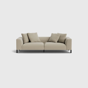 The Conran Shop - Sloan Sofa 4 Seater in smooth cream fabric