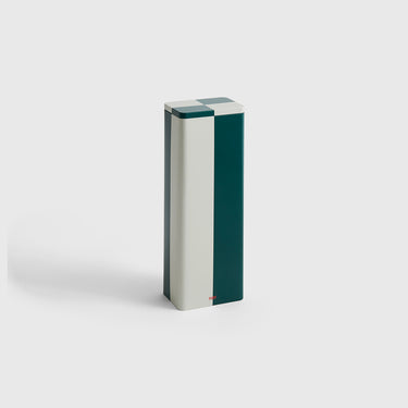 Hay - Tin Container - Slim - Green and Off-White