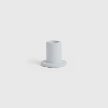 Hay - Tube Candleholder Concrete - Light Blue