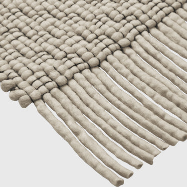 Ferm Living - Udo Rug - Off-White/Black