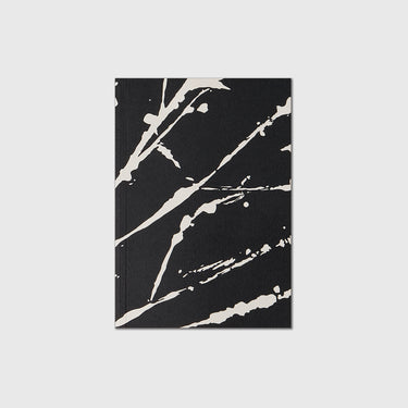 Matere Studio - A5 Layflat Softcover Notebook - Black Abstract Markings