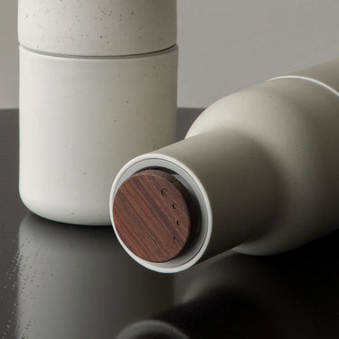 Audo Copenhagen - Bottle Grinder, 2-Piece - Ceramic & Walnut