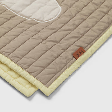 Ferm Living - Bird Quilted Blanket - Sand