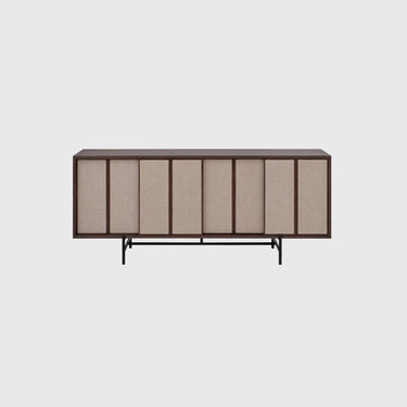 L.Ercolani - Canvas Large Cabinet - Walnut / Various Fabrics