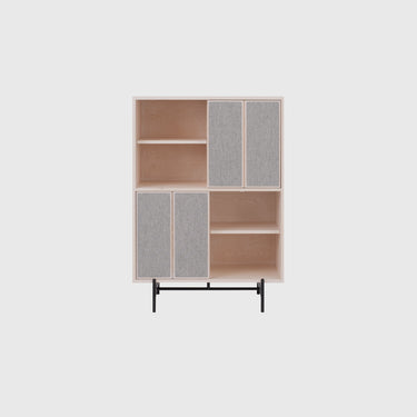 L.Ercolani - Canvas Tall Cabinet - Ash / Various Fabrics