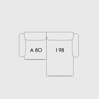Muuto - In Situ Modular Sofa - 2 Seater - Configuration 4 & 5