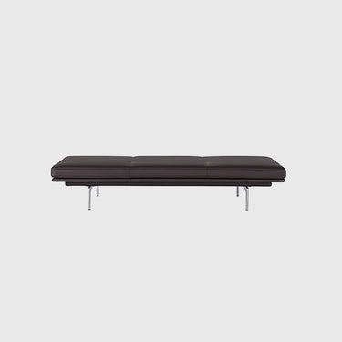 Muuto - Outline Day Bed - Black Legs - Endure Leather / Black - IN STOCK