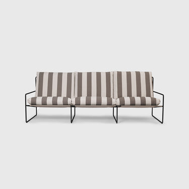 Ferm Living - Desert 3-Seater - Stripe Chocolate