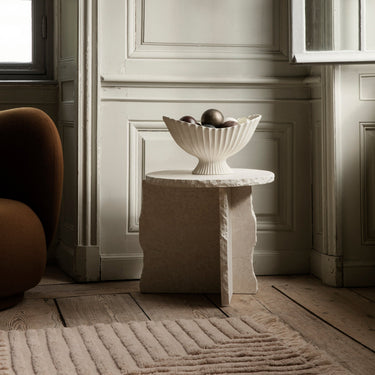 Ferm Living - Mineral Sculptural Table - Bianco Curia
