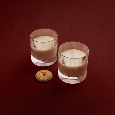 Ferm Living - Ripple Tumbler Glasses - Set of 2 - Blush