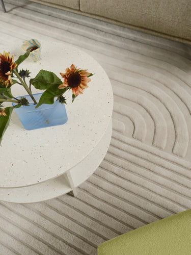 Muuto - Halves Coffee Table - Off White Terrazzo