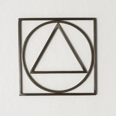 Aaron Probyn - Geometry Trivet - Black Nikel