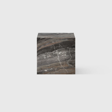 Audo Copenhagen - Marble Plinth - Galaxy Grey - Cube