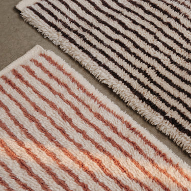 Ferm Living - Kami Knotted Rug - Off-white/Coffee - Various Sizes