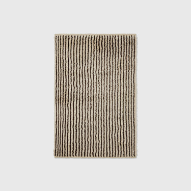 Ferm Living - Kami Knotted Rug - Off-white/Coffee - Various Sizes