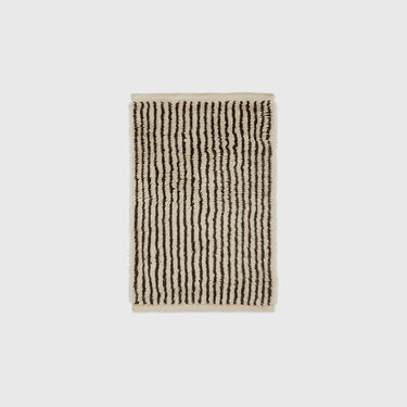 Ferm Living - Kami Knotted Rug - Off-white/Coffee - Various Sizes