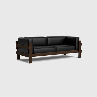 Normann Copenhagen - Kube Sofa 3 Seater with Dark Brown Frame - Various