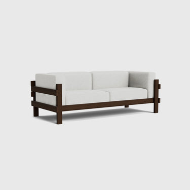 Normann Copenhagen - Kube Sofa 3 Seater with Dark Brown Frame - Various