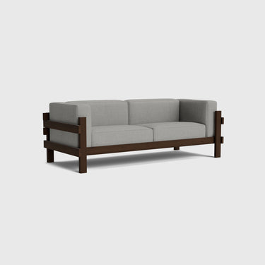 Normann Copenhagen - Kube Sofa 3 Seater with Dark Brown Frame - Various