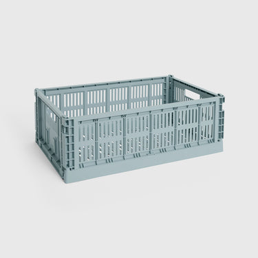 Hay - Colour Crate - Large - Dusty Blue