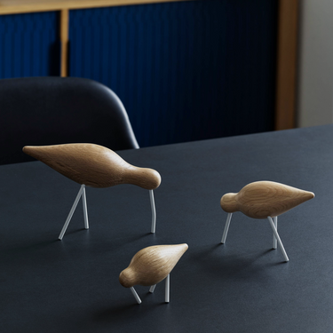 Normann Copenhagen - Shorebird Large - Oak and White