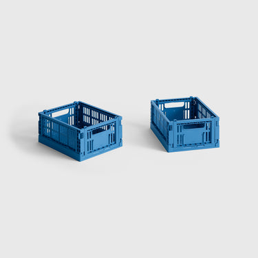 Hay - Mini Colour Crate (Set of 2) - Electric Blue