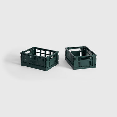 Hay - Mini Colour Crate (Set of 2) - Dark Green