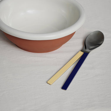 Hay - MVS Serving Spoon - Set of 2 -  Dark Blue & Yellow