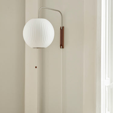 Hay - Nelson Ball Wall Sconce Cabled - Off White - Small