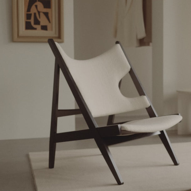 Audo Copenhagen - Knitting Lounge Chair - Black Oak video