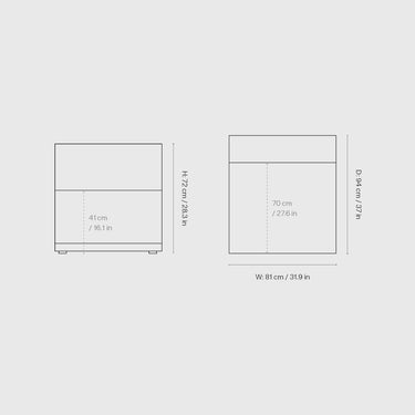 Ferm Living - Rico Sofa Center Module - Various