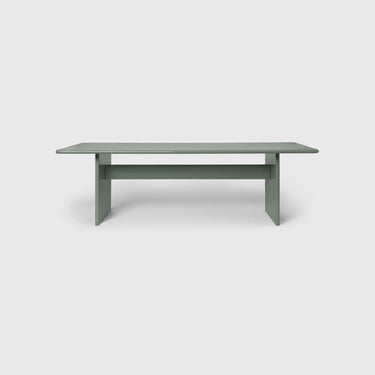 Ferm Living - Rink Dining Table Large - Green Tea / Eggshell