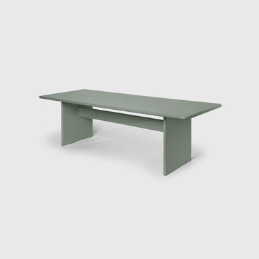 Ferm Living - Rink Dining Table Large - Green Tea / Eggshell