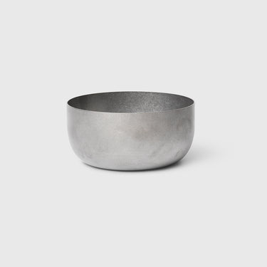 Ferm Living - Tumbled Bowl - Stainless Steel