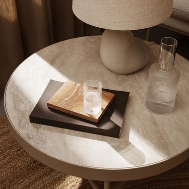Ferm Living - Travertine Table Large - Cashmere