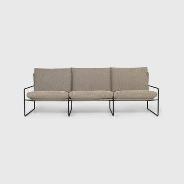 Ferm Living - Desert 3-Seater - Dolce - Black / Dark Sand