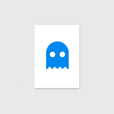 iyouall - Typeface Ghost Card - Blue - IYOUALL - Stationery